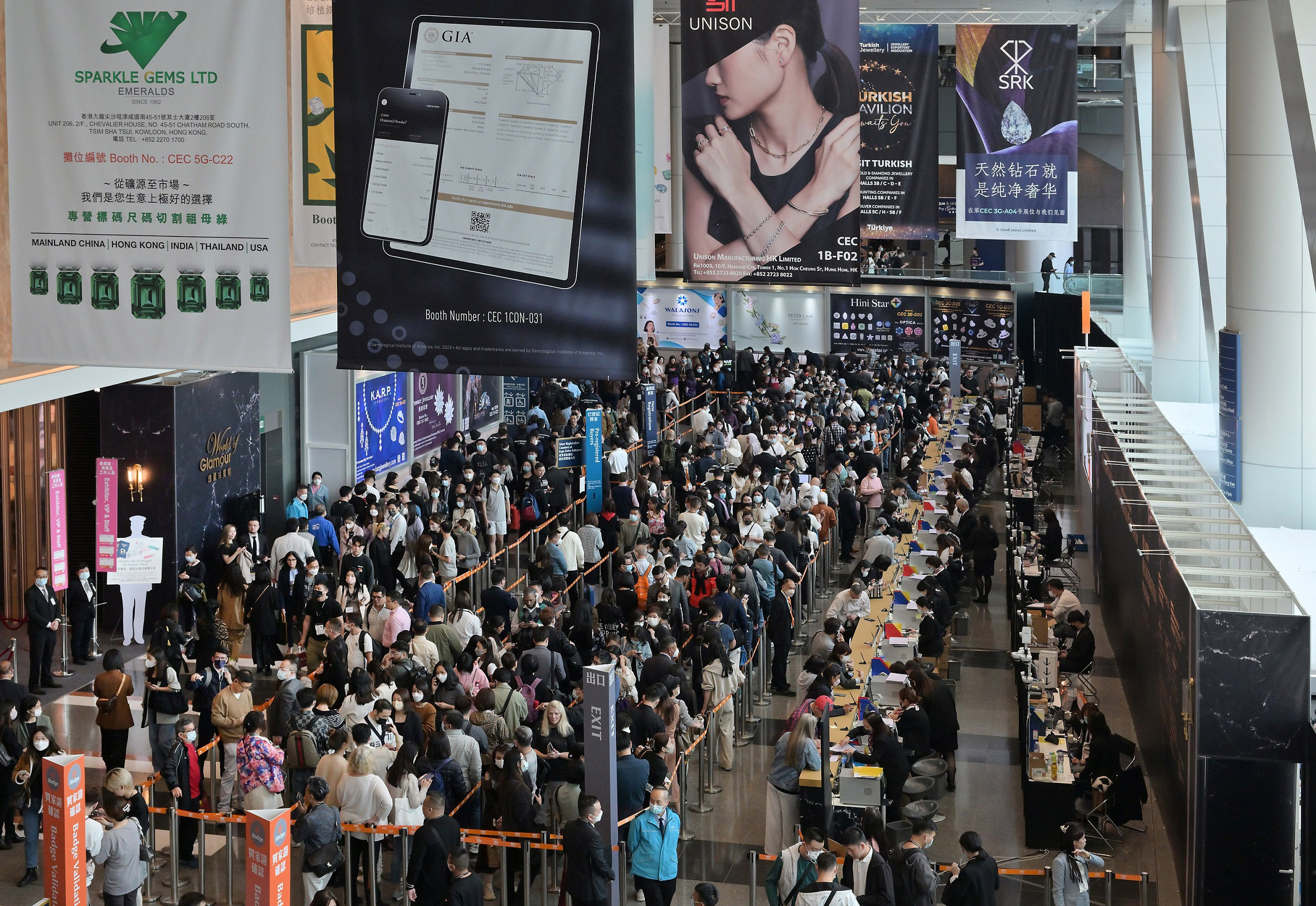 Full house at Hong Kong CEC for first time since the pandemic